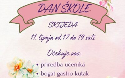 Po prvi puta slavimo Dan škole – i to uz vrtnu zabavu!