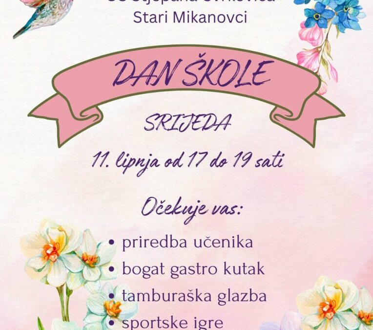 Po prvi puta slavimo Dan škole – i to uz vrtnu zabavu!