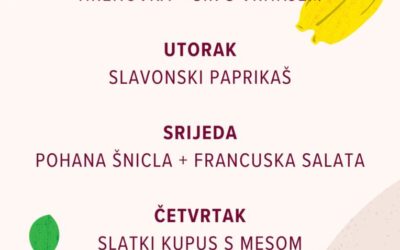 Jelovnik 4. 5. – 8. 5.