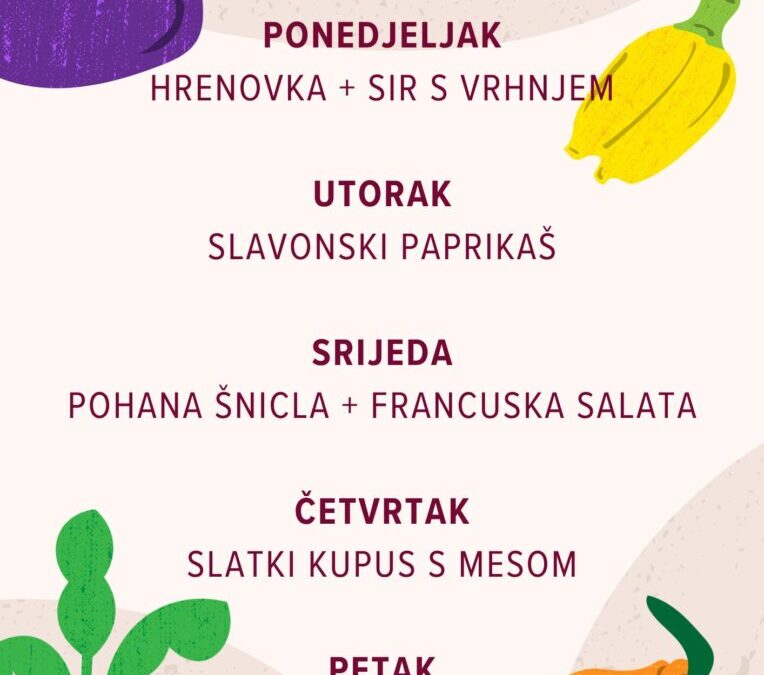 Jelovnik 4. 5. – 8. 5.